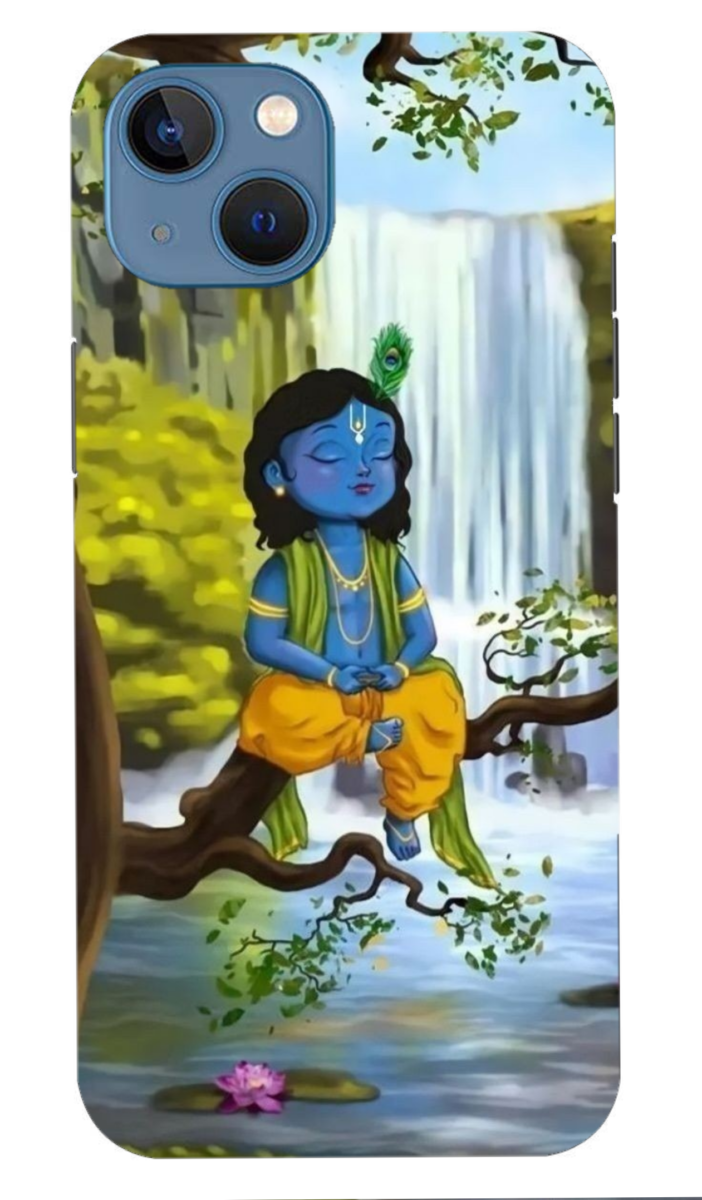 Shri Radha Krishna Aesthetic Phone Case Cover(4)